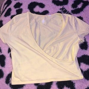 NEW Yellow cross top